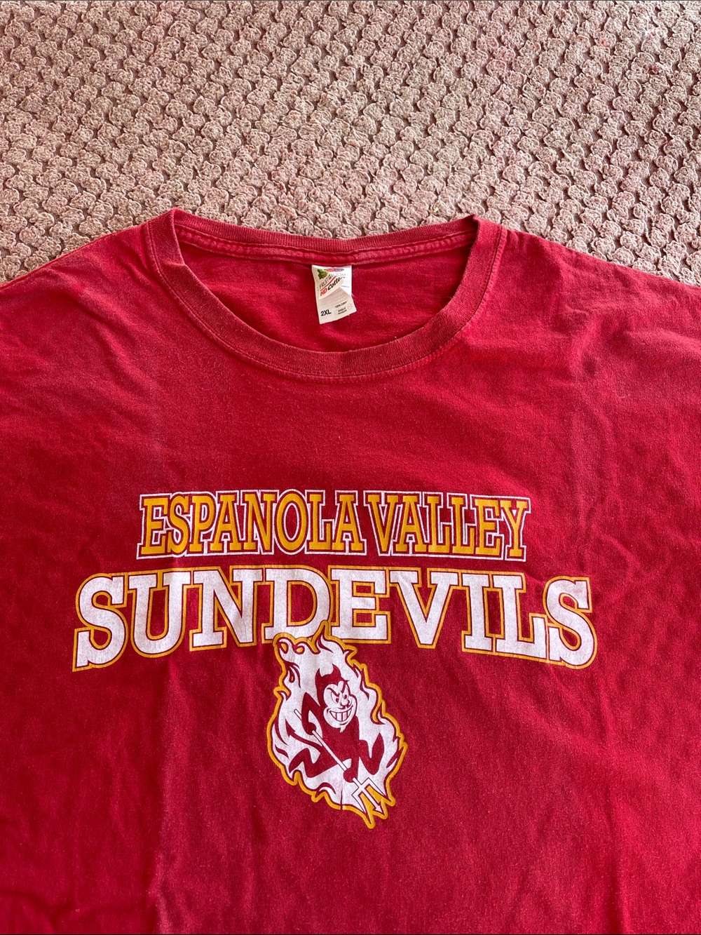 Gildan Red Espanola Valley Sun Devils Graphic Tee